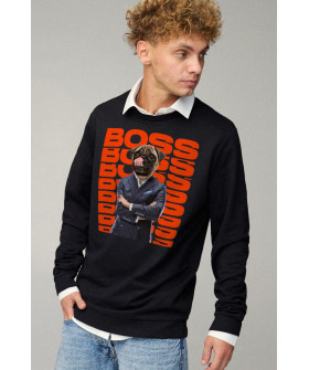 Світшот чоловічий OVERSIZE /no flis/