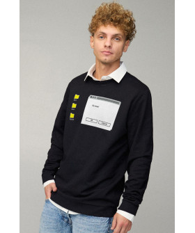 Світшот чоловічий OVERSIZE /no flis/