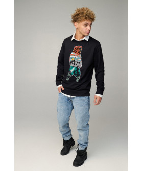 Світшот чоловічий OVERSIZE /no flis/