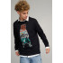 Світшот чоловічий OVERSIZE /no flis/