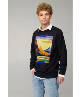 Світшот чоловічий OVERSIZE /no flis/