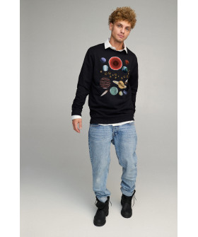 Світшот чоловічий OVERSIZE /no flis/