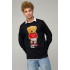 Світшот чоловічий OVERSIZE /no flis/