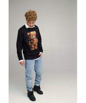 Світшот чоловічий OVERSIZE /no flis/