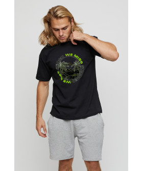 Футболка чоловіча basic /air print/