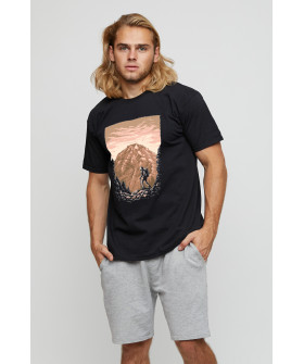 Футболка чоловіча basic /air print/