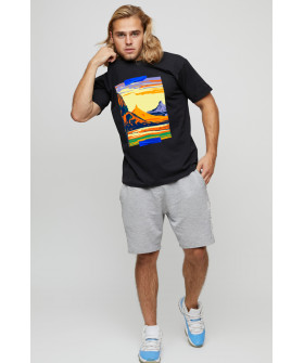 Футболка чоловіча basic /air print/