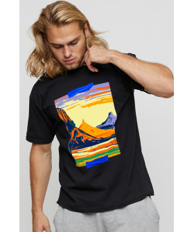 Футболка чоловіча basic /air print/