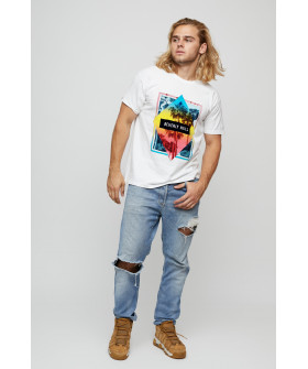 Футболка чоловіча basic /air print/