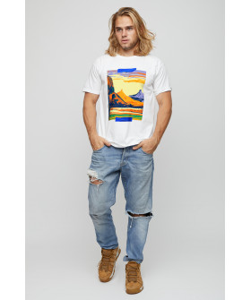 Футболка чоловіча basic /air print/