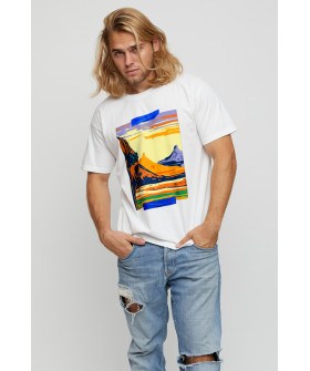 Футболка чоловіча basic /air print/