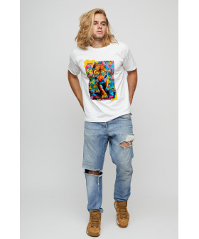 Футболка чоловіча basic /air print/