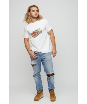 Футболка чоловіча basic /air print/