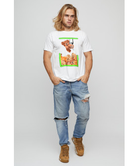 Футболка чоловіча basic /air print/