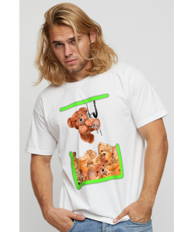 Футболка чоловіча basic /air print/