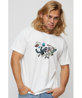 Футболка чоловіча basic /air print/