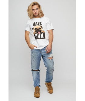 Футболка чоловіча basic /air print/