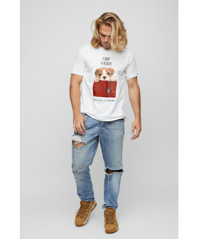 Футболка чоловіча basic /air print/