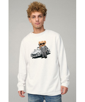 Світшот чоловічий OVERSIZE /no flis/