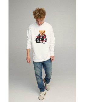 Світшот чоловічий OVERSIZE /no flis/