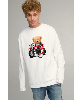 Світшот чоловічий OVERSIZE /no flis/