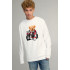 Світшот чоловічий OVERSIZE /no flis/