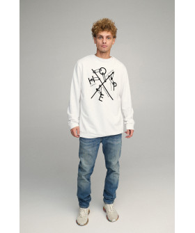 Світшот чоловічий OVERSIZE /no flis/