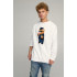 Світшот чоловічий OVERSIZE /no flis/