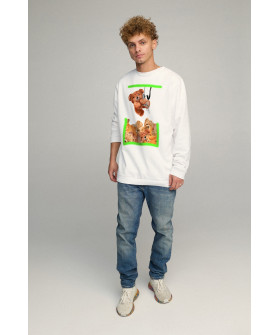 Світшот чоловічий OVERSIZE /no flis/