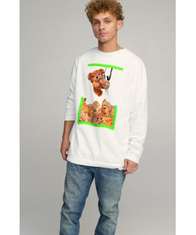 Світшот чоловічий OVERSIZE /no flis/
