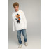 Світшот чоловічий OVERSIZE /no flis/