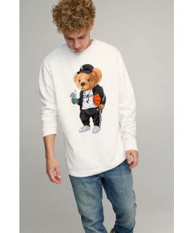 Світшот чоловічий OVERSIZE /no flis/
