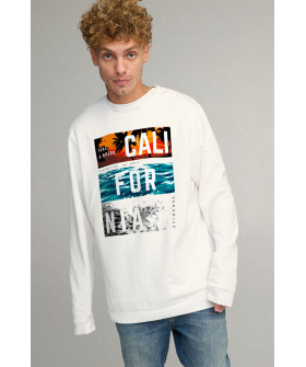 Світшот чоловічий OVERSIZE /no flis/
