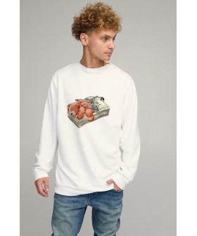 Світшот чоловічий OVERSIZE /no flis/