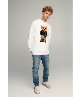Світшот чоловічий OVERSIZE /no flis/