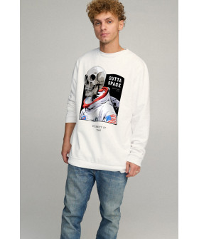 Світшот чоловічий OVERSIZE /no flis/