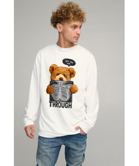 Світшот чоловічий OVERSIZE /no flis/