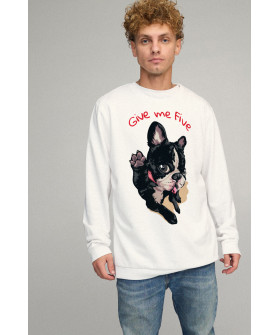 Світшот чоловічий OVERSIZE /no flis/