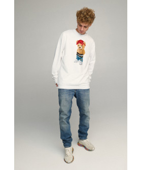 Світшот чоловічий OVERSIZE /no flis/
