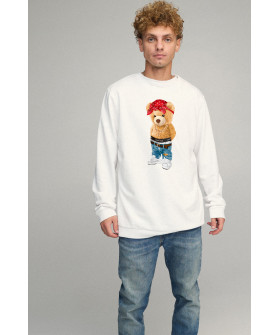 Світшот чоловічий OVERSIZE /no flis/