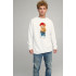 Світшот чоловічий OVERSIZE /no flis/