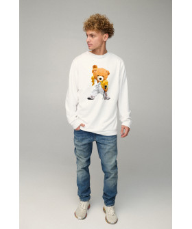 Світшот чоловічий OVERSIZE /no flis/