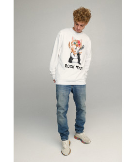 Світшот чоловічий OVERSIZE /no flis/