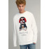 Світшот чоловічий OVERSIZE /no flis/