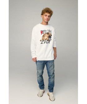 Світшот чоловічий OVERSIZE /no flis/