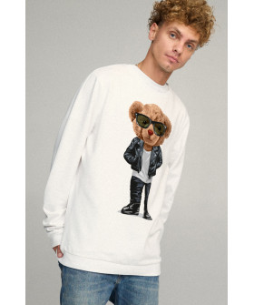 Світшот чоловічий OVERSIZE /no flis/