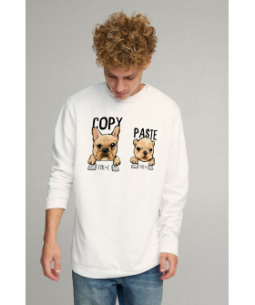 Світшот чоловічий OVERSIZE /no flis/