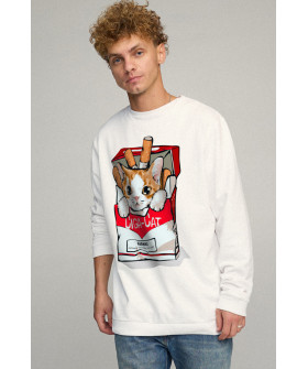 Світшот чоловічий OVERSIZE /no flis/