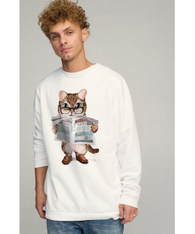 Світшот чоловічий OVERSIZE /no flis/