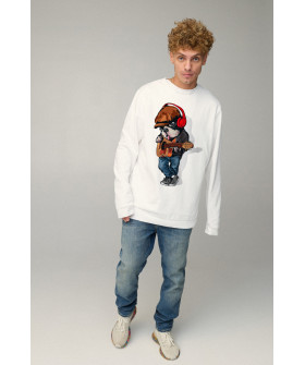 Світшот чоловічий OVERSIZE /no flis/